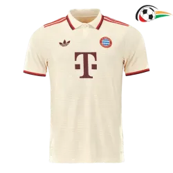 Bayern Munich Camiseta Baratas Thrid 2024/25 Versão Jogador Bege