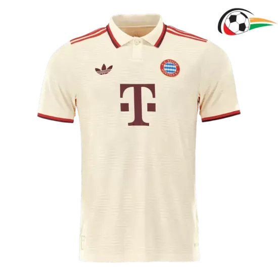 Bayern Munich Camiseta Baratas Thrid 2024/25 Versão Jogador Bege Bayern Munich Camiseta Baratas Thrid 2024/25 Versão Jogador Bege