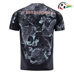 Bayern Munich Equipacione Qualidade TAILANDESA Away Segundo Kit 2024/25 Jogador Preto