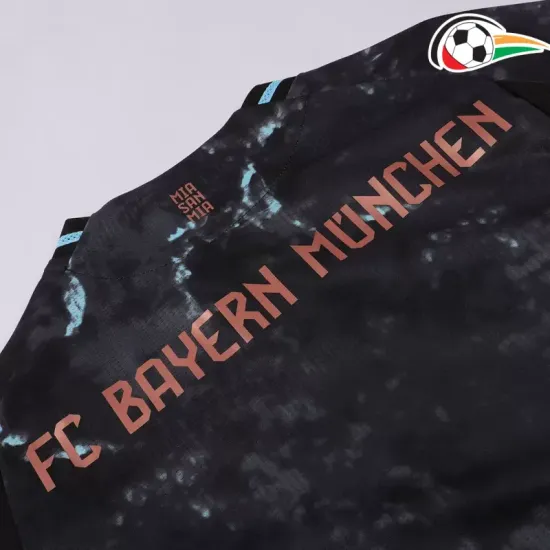 Bayern Munich Equipacione Qualidade TAILANDESA Away Segundo Kit 2024/25 Jogador Preto Bayern Munich Equipacione Qualidade TAILANDESA Away Segundo Kit 2024/25 Jogador Preto