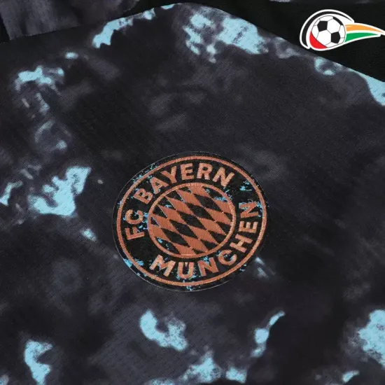 Bayern Munich Equipacione Qualidade TAILANDESA Away Segundo Kit 2024/25 Jogador Preto Bayern Munich Equipacione Qualidade TAILANDESA Away Segundo Kit 2024/25 Jogador Preto
