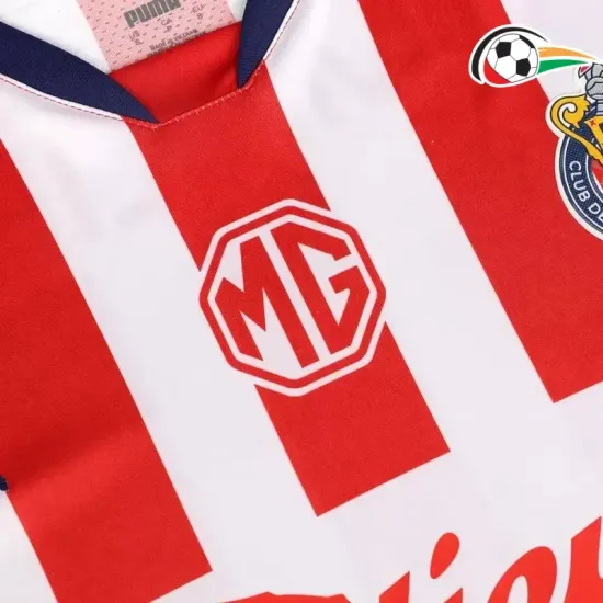 Camisa Chivas Qualidade Premium Local Primeiro Kit 2024/25 Jogador Vermelho/Branco Camisa Chivas Qualidade Premium Local Primeiro Kit 2024/25 Jogador Vermelho/Branco