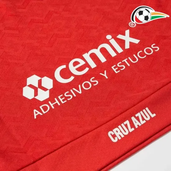Camisa Cruz Azul Replicas Alternativa Terceiro Kit 2024/25 Jogador Vermelho Camisa Cruz Azul Replicas Alternativa Terceiro Kit 2024/25 Jogador Vermelho