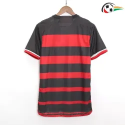 Camiseta Flamengo Baratas Primeiro Kit 2024/25 Versão Jogador Vermelho/Preto