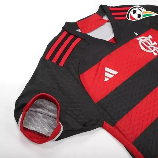 Camiseta Flamengo Baratas Primeiro Kit 2024/25 Versão Jogador Vermelho/Preto Camiseta Flamengo Baratas Primeiro Kit 2024/25 Versão Jogador Vermelho/Preto