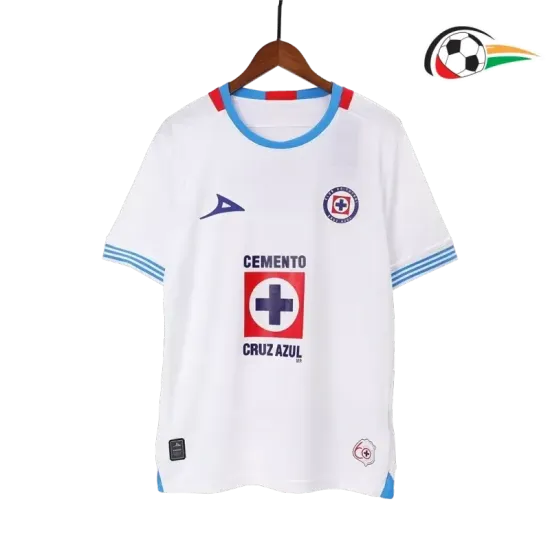 Camisola Cruz Azul Futebol Segundo Kit 2024/25 Versão Jogador Branco