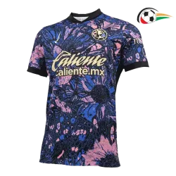 Club América Camiseta Qualidade AAA Alternativa 2024/25 Versão Jogador Preto/Azul