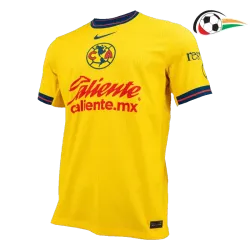 Club América Camisola Baratas Local 2024/25 Versão Jogador Amarelo