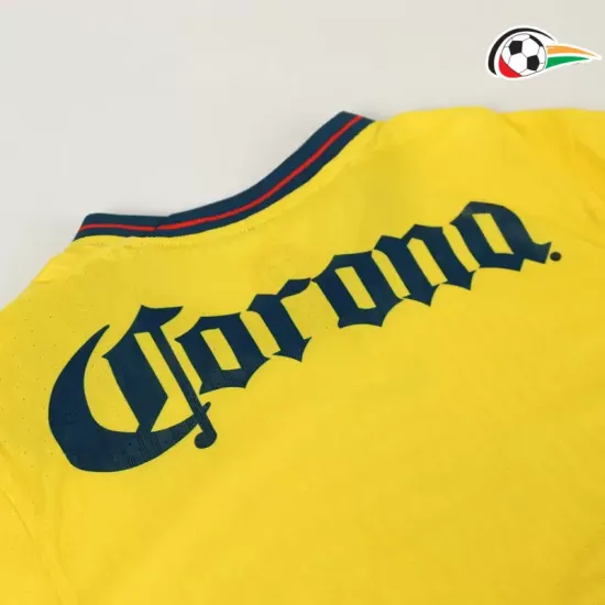 Club América Camisola Baratas Local 2024/25 Versão Jogador Amarelo Club América Camisola Baratas Local 2024/25 Versão Jogador Amarelo