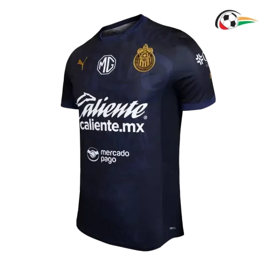 Equipacione Chivas Replicas Thrid Terceiro Kit 2024/25 Jogador Preto Equipacione Chivas Replicas Thrid Terceiro Kit 2024/25 Jogador Preto