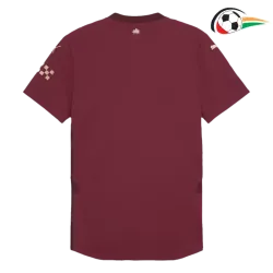 Camisa Manchester City Qualidade AAA Thrid Terceiro Kit 2024/25 Versão Jogador Vermelho
