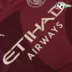 Camisa Manchester City Qualidade AAA Thrid Terceiro Kit 2024/25 Versão Jogador Vermelho