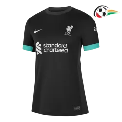 Camisola Liverpool Qualidade TAILANDESA Visitante 2024/25 Mulher Preto