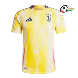 Juventus Camisa Futebol Away Segundo Kit 2024/25 Jogador Amarelo