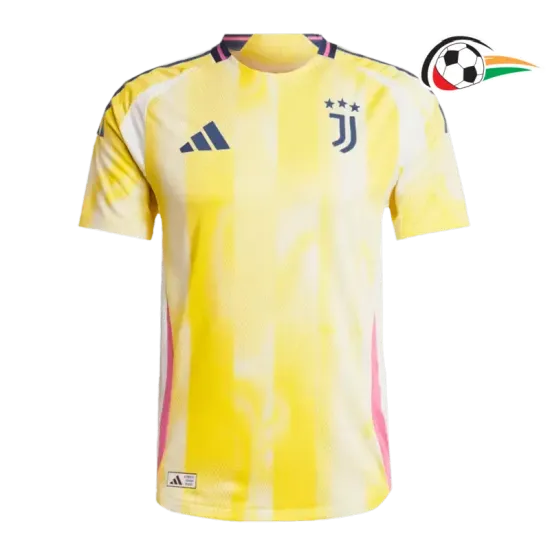 Juventus Camisa Futebol Away Segundo Kit 2024/25 Jogador Amarelo Juventus Camisa Futebol Away Segundo Kit 2024/25 Jogador Amarelo