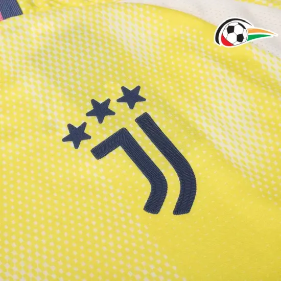 Juventus Camisa Futebol Away Segundo Kit 2024/25 Jogador Amarelo Juventus Camisa Futebol Away Segundo Kit 2024/25 Jogador Amarelo