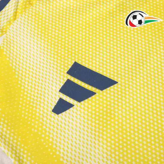 Juventus Camisa Futebol Away Segundo Kit 2024/25 Jogador Amarelo Juventus Camisa Futebol Away Segundo Kit 2024/25 Jogador Amarelo