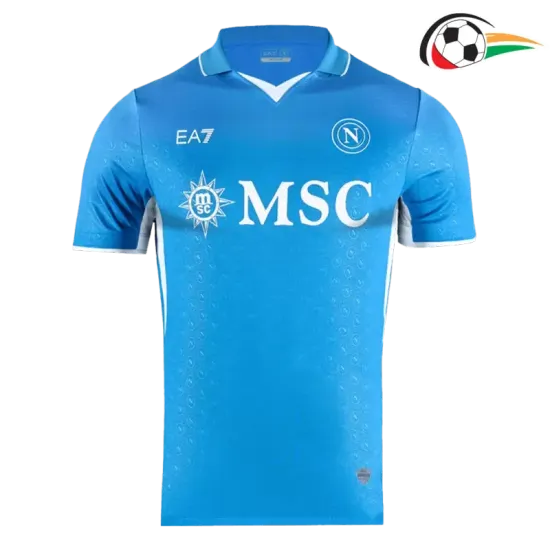 Camisa Napoli Futebol Local Primeiro Kit 2024/25 Versão Jogador Azul Camisa Napoli Futebol Local Primeiro Kit 2024/25 Versão Jogador Azul