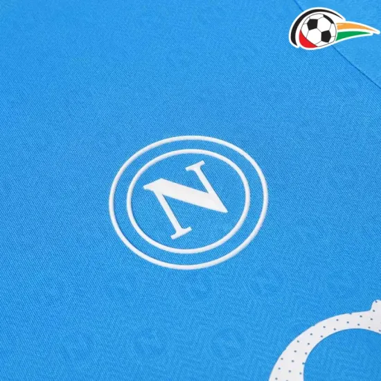 Camisa Napoli Futebol Local Primeiro Kit 2024/25 Versão Jogador Azul Camisa Napoli Futebol Local Primeiro Kit 2024/25 Versão Jogador Azul