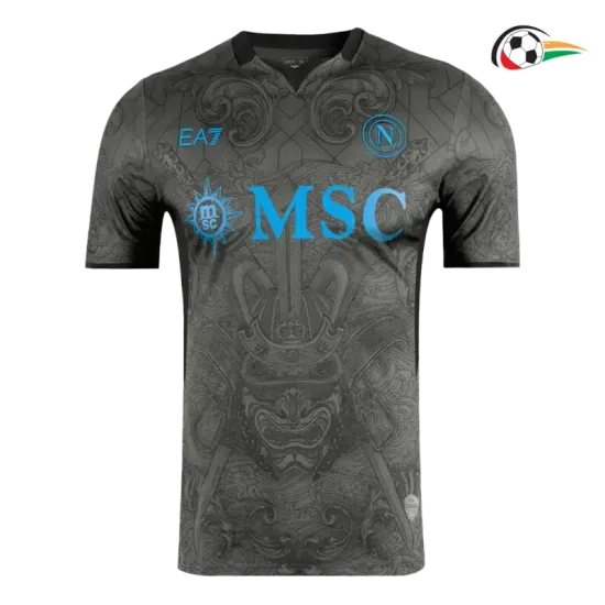 Camiseta Napoli Replicas Alternativa 2024/25 Jogador Cinzento Camiseta Napoli Replicas Alternativa 2024/25 Jogador Cinzento