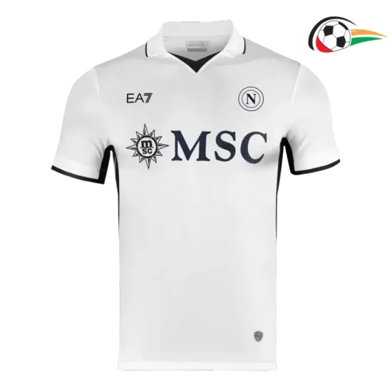 Camisola Napoli Qualidade Premium Away 2024/25 Jogador Branco Camisola Napoli Qualidade Premium Away 2024/25 Jogador Branco