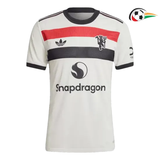 Manchester United Camisa Baratas Thrid 2024/25 Versão Jogador Branco Manchester United Camisa Baratas Thrid 2024/25 Versão Jogador Branco