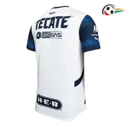 Monterrey Equipacione Qualidade AAA Visitante Segundo Kit 2024/25 Versão Jogador Branco