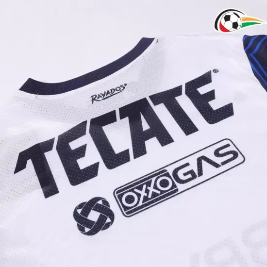 Monterrey Equipacione Qualidade AAA Visitante Segundo Kit 2024/25 Versão Jogador Branco Monterrey Equipacione Qualidade AAA Visitante Segundo Kit 2024/25 Versão Jogador Branco