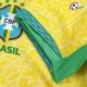 Brasil Camisola Qualidade Premium Home 2024 Versão Jogador Amarelo