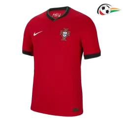 Portugal Camisa Futebol Primeiro Kit 2024 Jogador Vermelho