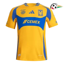 Tigres UANL Camisa Qualidade AAA Primeiro Kit 2024/25 Jogador Amarelo