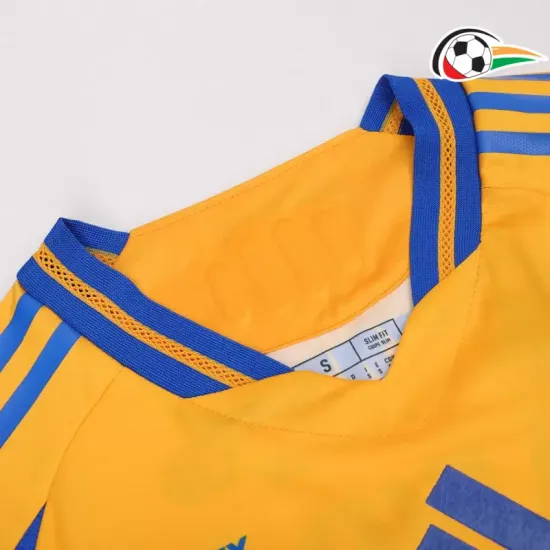 Tigres UANL Camisa Qualidade AAA Primeiro Kit 2024/25 Jogador Amarelo Tigres UANL Camisa Qualidade AAA Primeiro Kit 2024/25 Jogador Amarelo