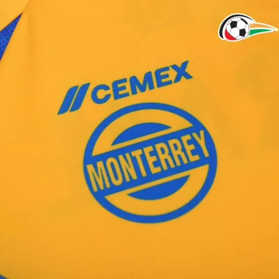Tigres UANL Camisa Qualidade AAA Primeiro Kit 2024/25 Jogador Amarelo Tigres UANL Camisa Qualidade AAA Primeiro Kit 2024/25 Jogador Amarelo