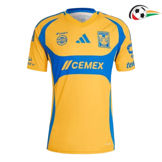 Tigres UANL Camiseta Qualidade Premium Local 2024/25 Amarelo