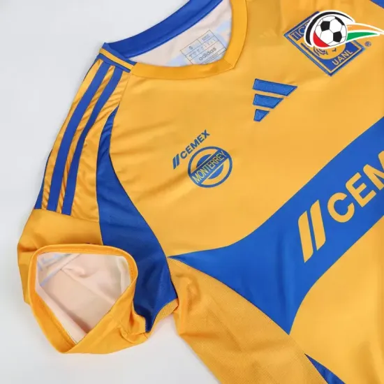 Tigres UANL Camiseta Qualidade Premium Local 2024/25 Amarelo