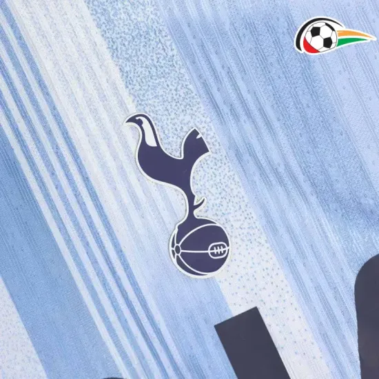 Tottenham Hotspur Equipacione Futebol Segundo Kit 2024/25 Versão Jogador Azul