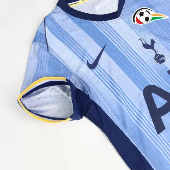 Tottenham Hotspur Equipacione Futebol Segundo Kit 2024/25 Versão Jogador Azul