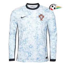 Camisa Portugal Qualidade AAA Visitante 2024 Jogador ML Branco