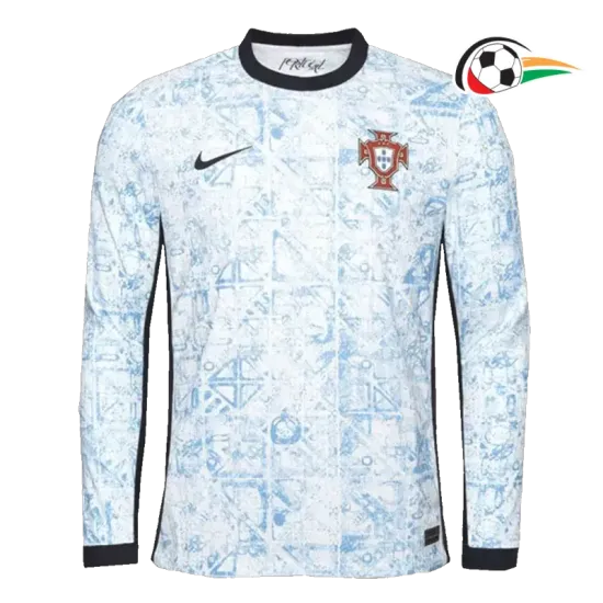 Camisa Portugal Qualidade AAA Visitante 2024 Jogador ML Branco Camisa Portugal Qualidade AAA Visitante 2024 Jogador ML Branco