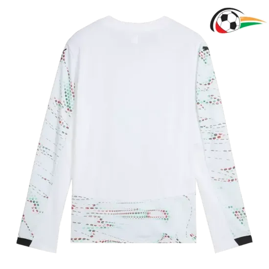 Camiseta Portugal Qualidade Premium Away 2025 ML Branco Camiseta Portugal Qualidade Premium Away 2025 ML Branco