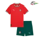 Portugal Camiseta Qualidade TAILANDESA Primeiro Kit 2025 Niños Vermelho