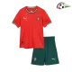Portugal Camiseta Qualidade TAILANDESA Primeiro Kit 2025 Niños Vermelho