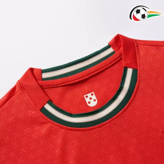 Portugal Camiseta Qualidade TAILANDESA Primeiro Kit 2025 Niños Vermelho