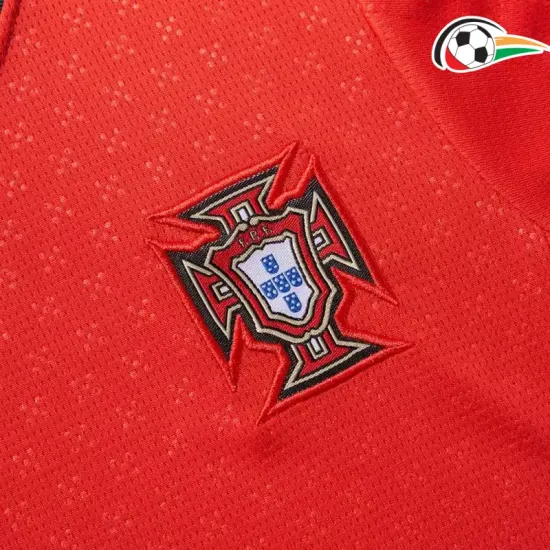 Portugal Camiseta Qualidade TAILANDESA Primeiro Kit 2025 Niños Vermelho