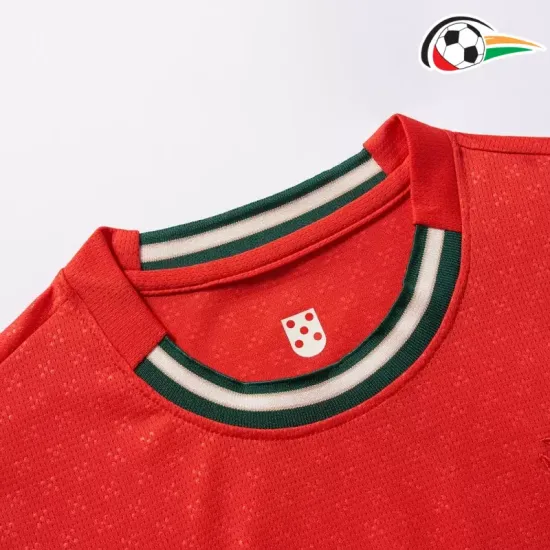 Portugal Equipacione Baratas Home Primeiro Kit 2025 Jogador Vermelho Portugal Equipacione Baratas Home Primeiro Kit 2025 Jogador Vermelho