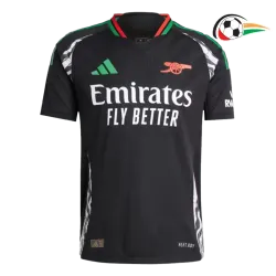 Arsenal Camiseta Qualidade Premium Away Segundo Kit 2024/25 Jogador Preto
