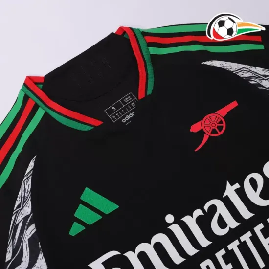 Arsenal Camiseta Qualidade Premium Away Segundo Kit 2024/25 Jogador Preto Arsenal Camiseta Qualidade Premium Away Segundo Kit 2024/25 Jogador Preto