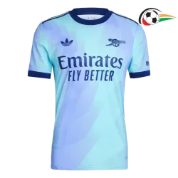 Arsenal Equipacione Futebol Thrid Terceiro Kit 2024/25 Versão Jogador Azul