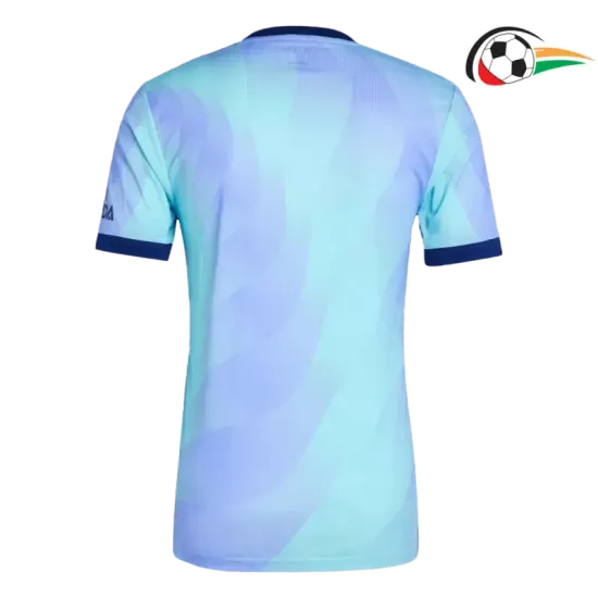 Arsenal Equipacione Futebol Thrid Terceiro Kit 2024/25 Versão Jogador Azul Arsenal Equipacione Futebol Thrid Terceiro Kit 2024/25 Versão Jogador Azul