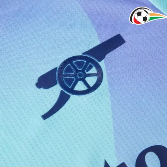 Arsenal Equipacione Futebol Thrid Terceiro Kit 2024/25 Versão Jogador Azul Arsenal Equipacione Futebol Thrid Terceiro Kit 2024/25 Versão Jogador Azul
